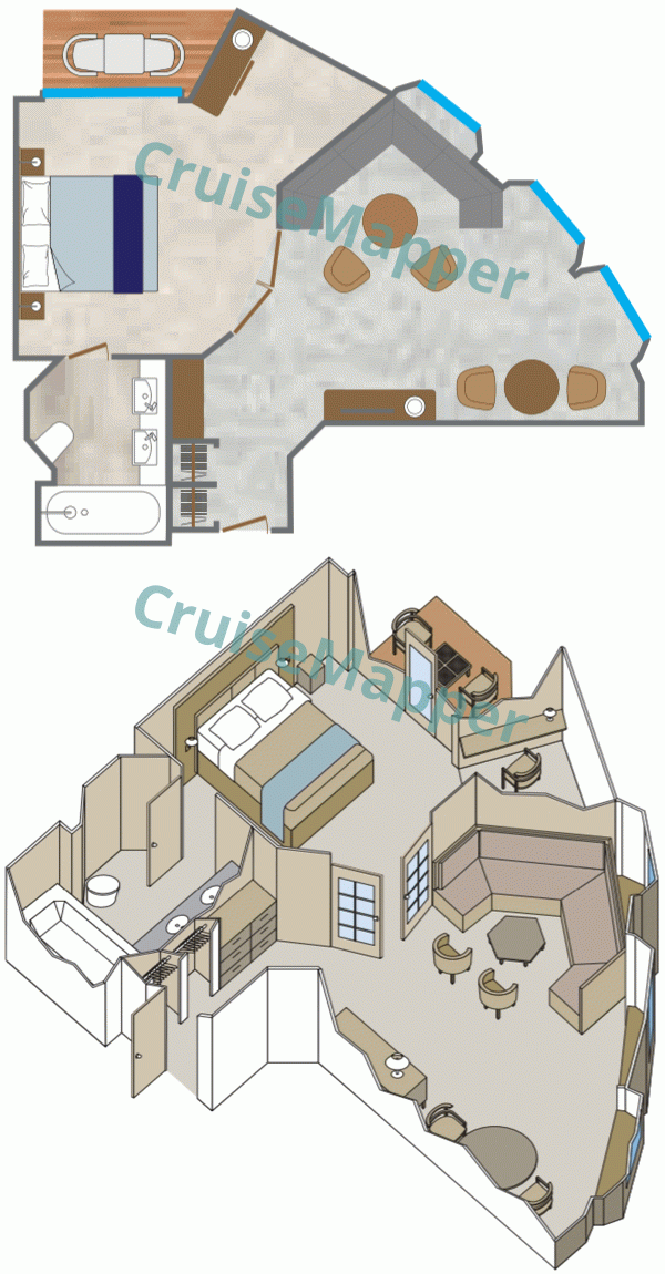 Star Breeze Classic Suite  floor plan