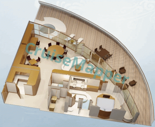 Disney Dream Concierge Royal Suite  floor plan