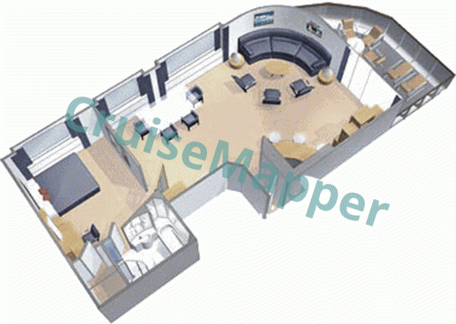 Cordelia Empress Royal Suite  floor plan