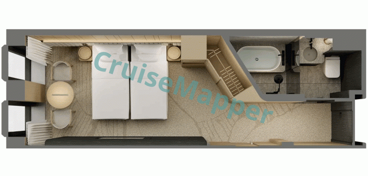 R Yacht SEFU Deck Suite with Windows floor plan R Yacht SEFU Deck Suite with Windows floor plan
