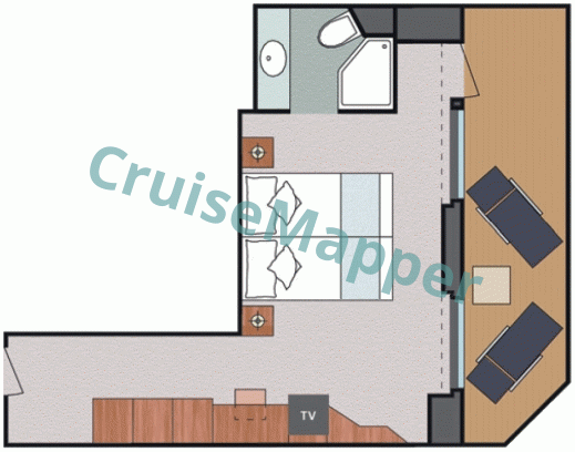 Costa Fascinosa Mini Suite  floor plan