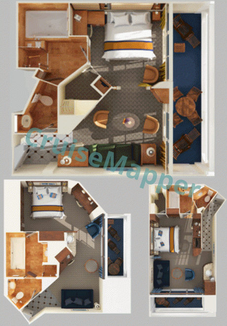 Pacific Explorer Mini Suite  floor plan