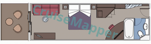 MSC Orchestra Premium Suite Aurea  floor plan