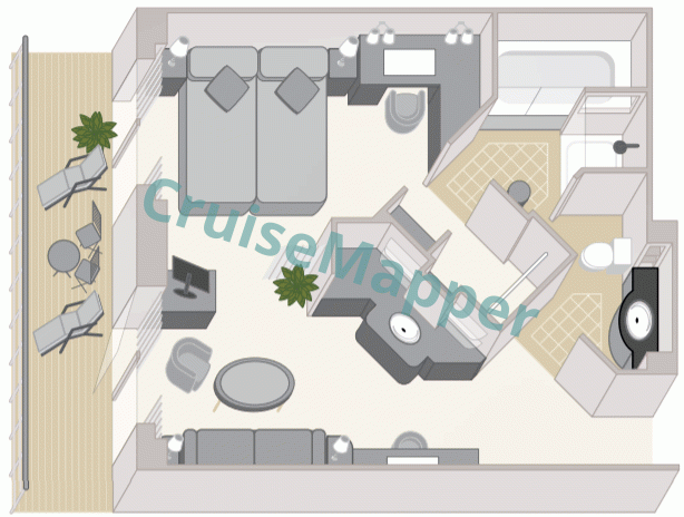 Queen Elizabeth Penthouse Suite  floor plan