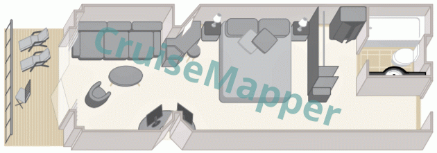 Queen Elizabeth Princess Suite  floor plan