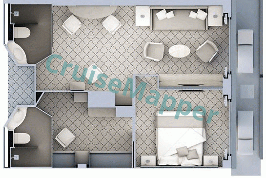 Silver Cloud Silver Suite  floor plan