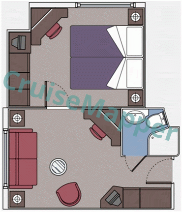 MSC Opera Family Cabin  floor plan