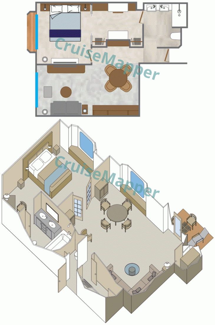 Star Pride Deluxe Suite  floor plan