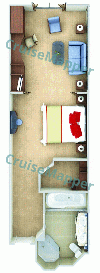 Silver Shadow Vista Suite  floor plan
