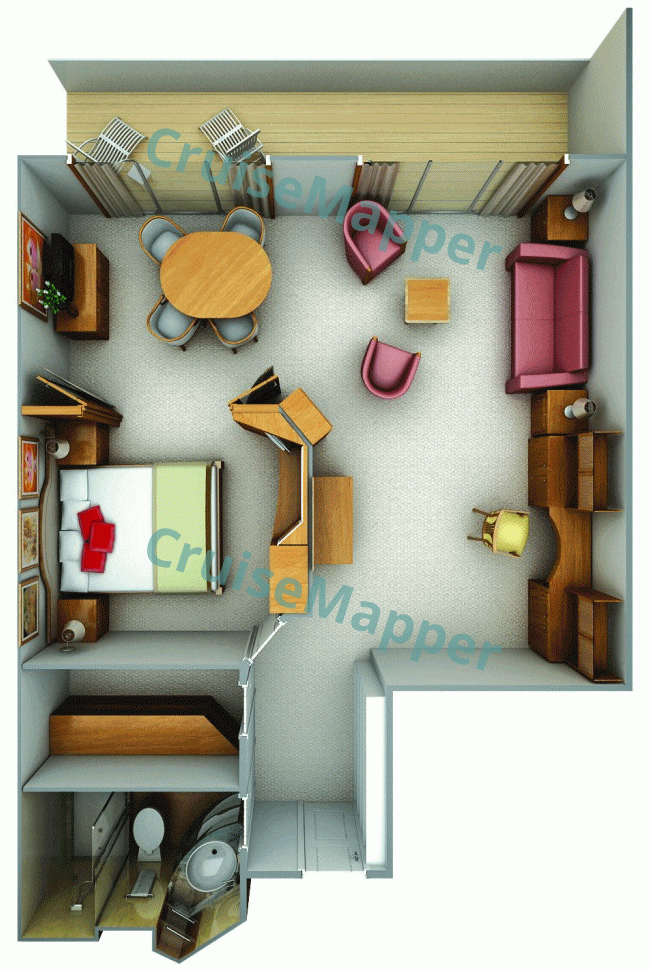 Silver Wind Silver Suite  floor plan
