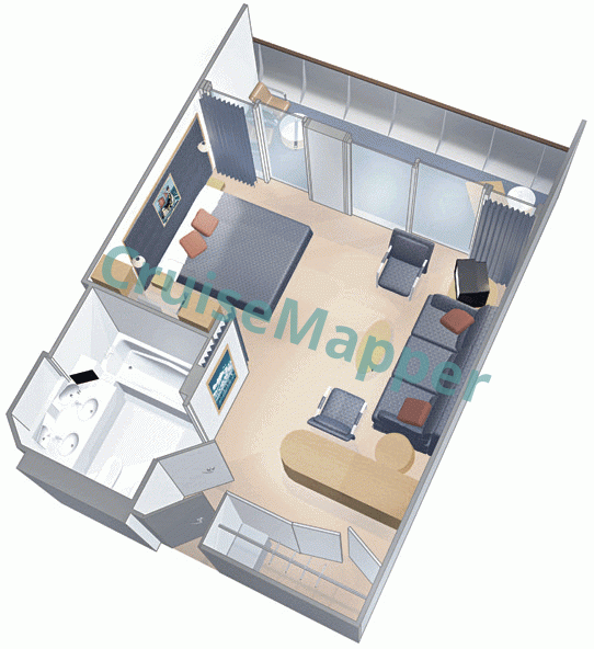 Marella Discovery Grand Suite  floor plan