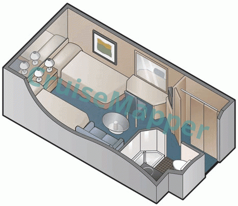 Celebrity Summit Interior Cabin  floor plan