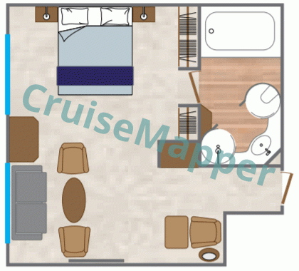 Wind Surf Officers Suite  floor plan