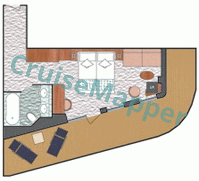 Adora Mediterranea Panorama Suite  floor plan