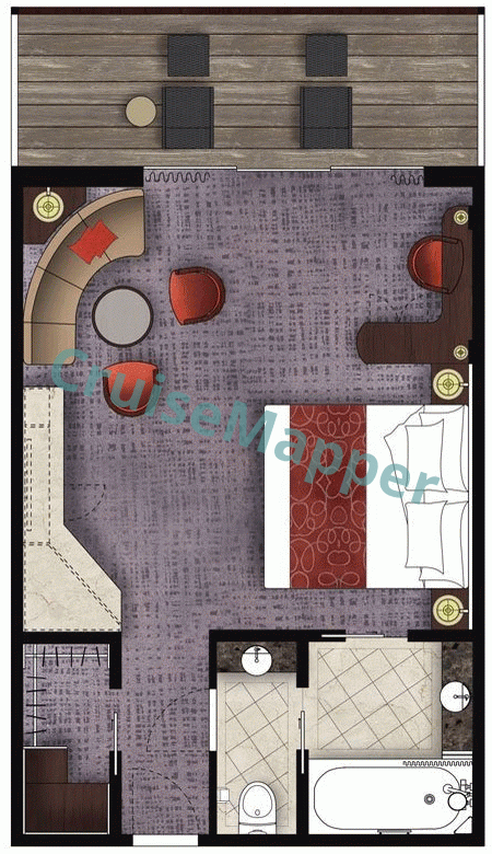 Amera Junior Suite  floor plan