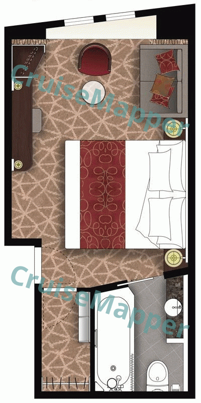 Amera Porthole Cabin  floor plan