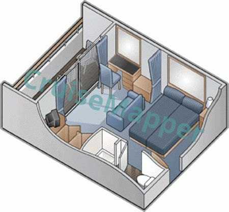 Celebrity Xpedition Junior Suite and Xpediton Suite  floor plan