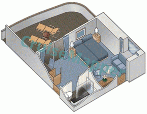 Celebrity Xpedition Royal Suite  floor plan