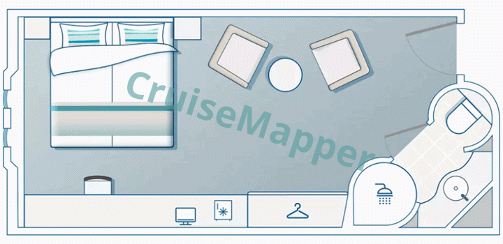 Club Med 2 Deluxe Cabin  floor plan