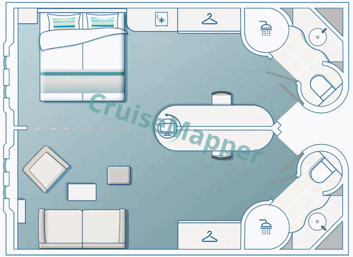 Club Med 2 Owners Suite  floor plan