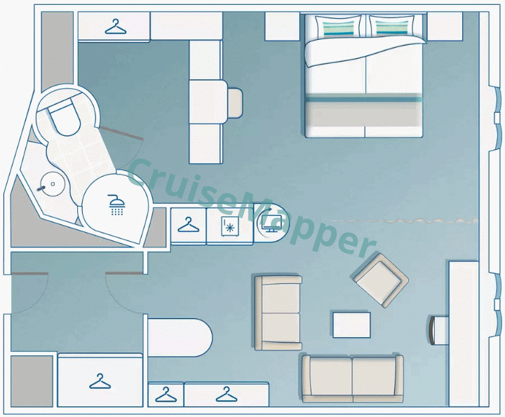 Club Med 2 Armateur Suite  floor plan