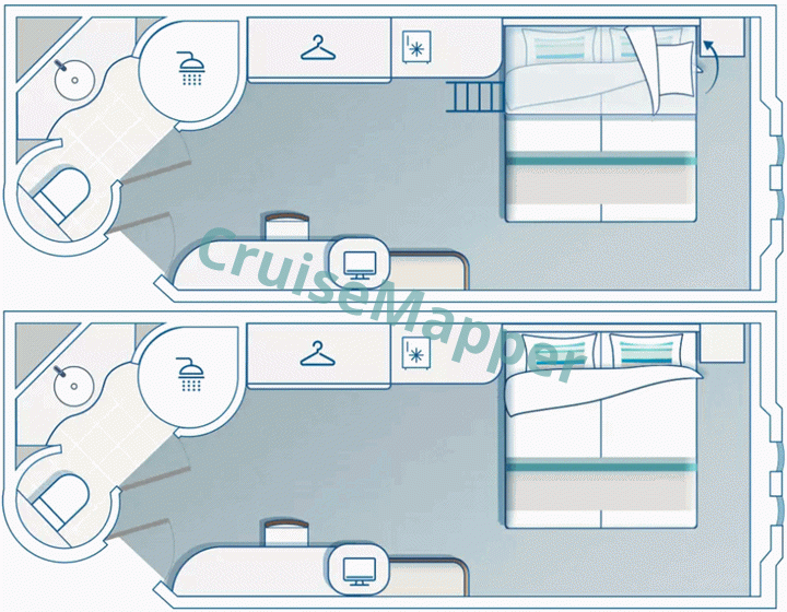 Club Med 2 Superior Cabin  floor plan