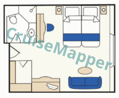 Island Sky Premium Suite  floor plan