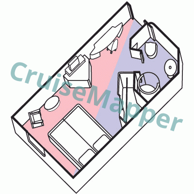 MV Clio Window Cabin  floor plan