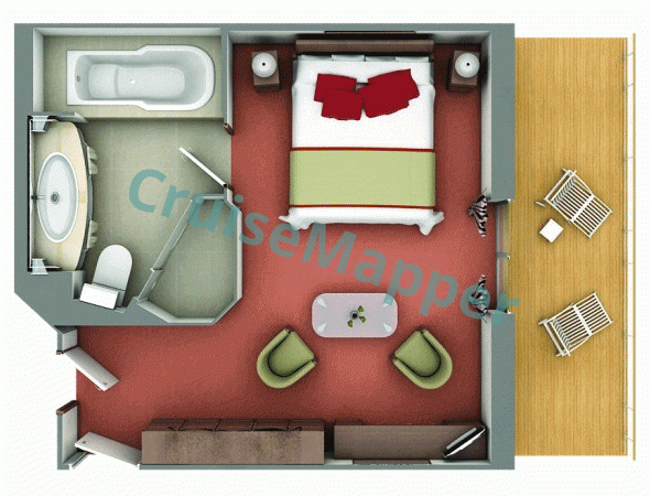 Exploris One Medallion Suite  floor plan