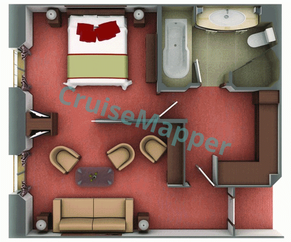 Exploris One Silver Suite  floor plan