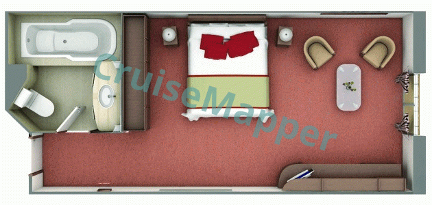 Exploris One Veranda Suite, Vista Suite and View Suite  floor plan