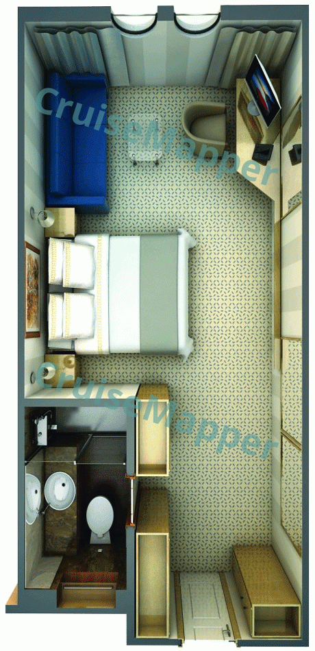 ms La Belle des Oceans Explorer Suite  floor plan