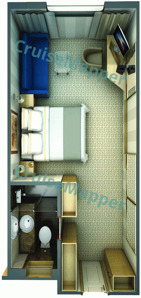 ms La Belle des Oceans View Suite  floor plan