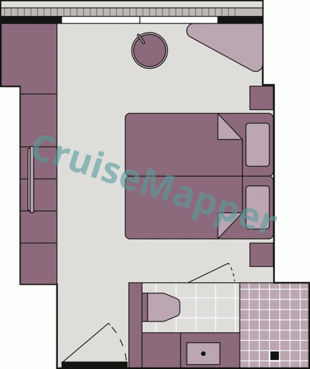 Century Star Window Cabin floor plan Century Star Window Cabin floor plan