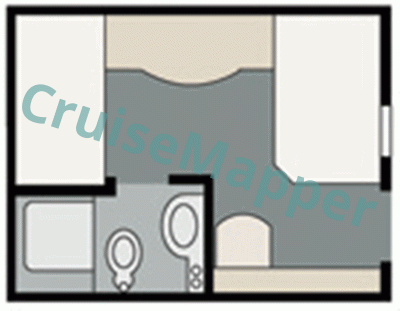 MV Isabela II Galapagos Standard Cabin  floor plan