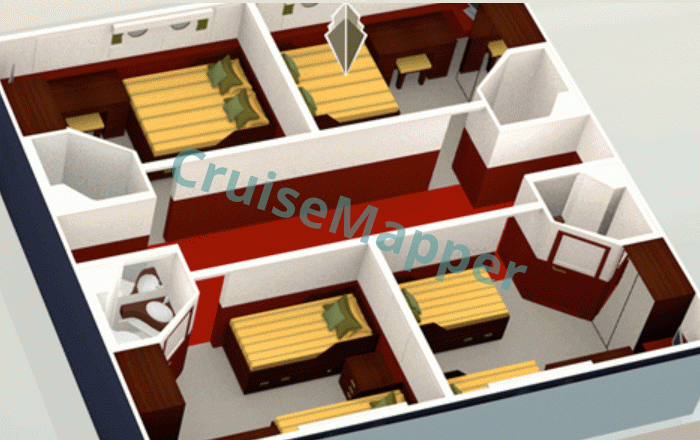 Lord of the Glens Porthole Cabin  floor plan