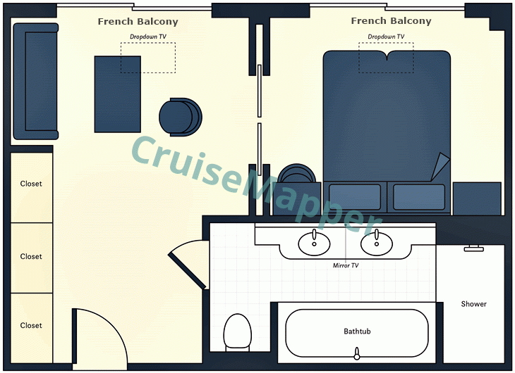 SS La Venezia 2-Room Grand Suite  floor plan