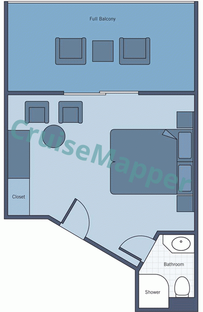 MS Knyazhna Viktoria Deluxe Suite  floor plan