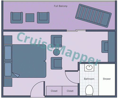 MS Knyazhna Viktoria Junior Suite  floor plan