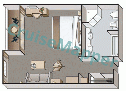 MS Steigenberger Omar El Khayam Grand Suite  floor plan