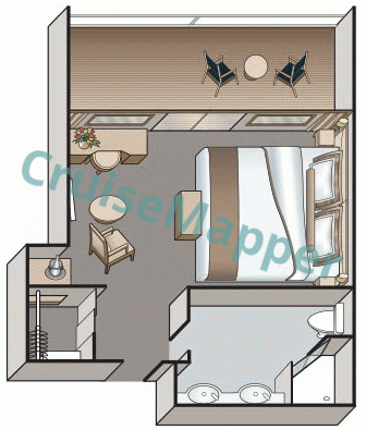 Viking Akun Junior Suite  floor plan