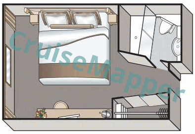 Viking Beyla Window Cabin  floor plan