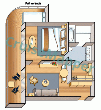 Viking Mississippi 2-Room Explorer Suite  floor plan