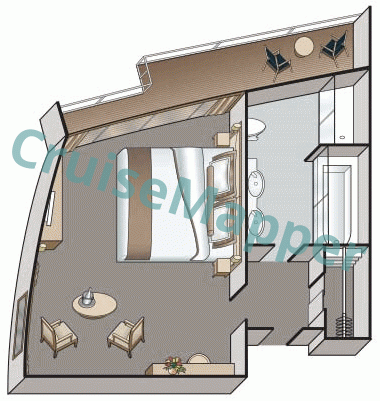 Viking Rurik Junior Suite  floor plan