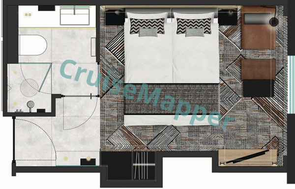 MS nickoSPIRIT Window Cabin  floor plan