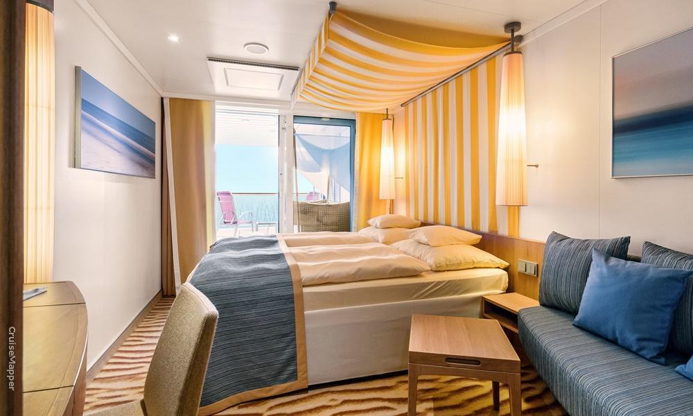 AIDAprima cabins and suites | CruiseMapper