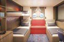 MV Hondius Porthole Triple Cabin photo