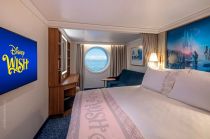 Disney Wish Deluxe Oceanview Cabin photo