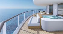 Norwegian Prima The Haven Aft-Facing Owner Suite with Balcony Jacuzzi photo