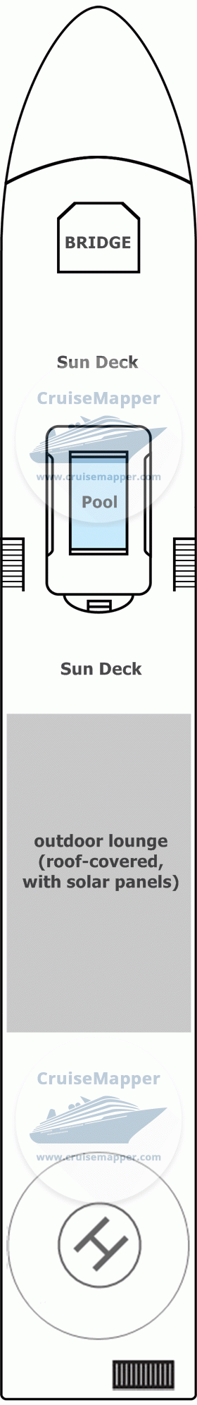 AmaVida Deck 04 - Sundeck-Pool-Helideck